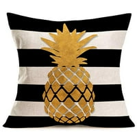 Moslion Pineapple Pillows Decorative Throw Pillow Cover Case Summer Beach Pineapple in Stripes Cotton Linen Pillow Case 18 x 18 Inch Square Cushion Cover for Sofa Bedroom Blue Yellow Green Moslion Pineapple Pillows Decorative Throw Pillow Cover Case Summer Beach Pineapple in Stripes Cotton Linen Pillow Case 18 x 18 Inch Square Cushion Cover for Sofa Bedroom Blue Yellow Green